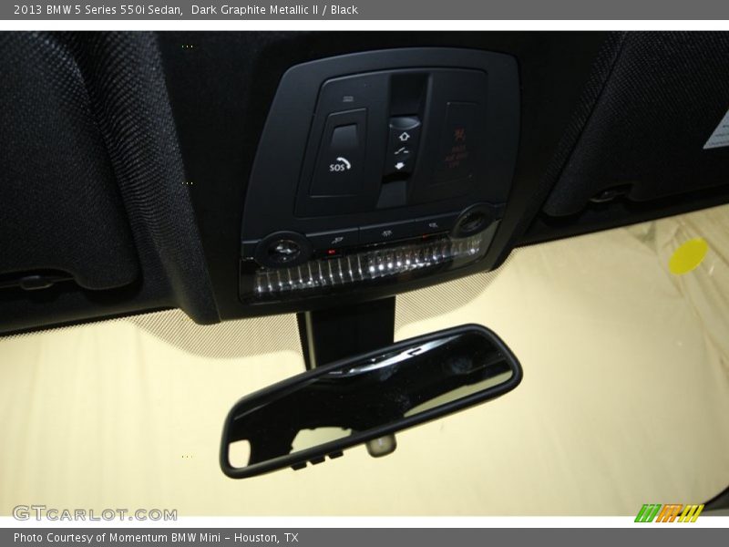 Dark Graphite Metallic II / Black 2013 BMW 5 Series 550i Sedan