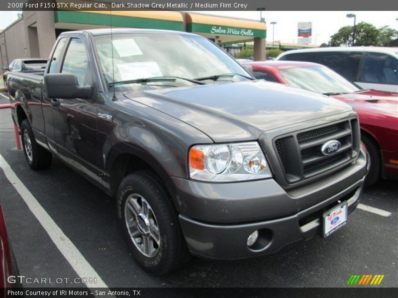 Dark Shadow Grey Metallic / Medium Flint Grey 2008 Ford F150 STX Regular Cab