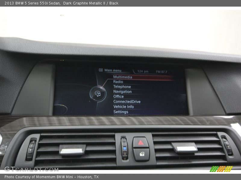 Dark Graphite Metallic II / Black 2013 BMW 5 Series 550i Sedan