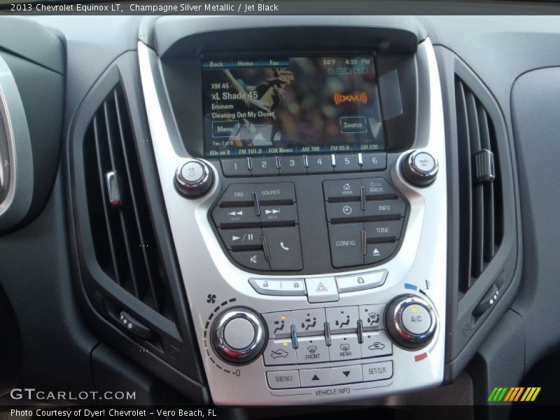 Champagne Silver Metallic / Jet Black 2013 Chevrolet Equinox LT