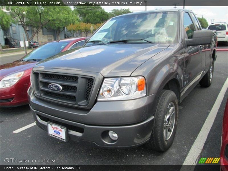 Dark Shadow Grey Metallic / Medium Flint Grey 2008 Ford F150 STX Regular Cab