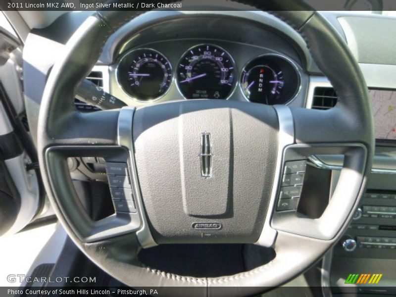 Ingot Silver Metallic / Dark Charcoal 2011 Lincoln MKZ AWD