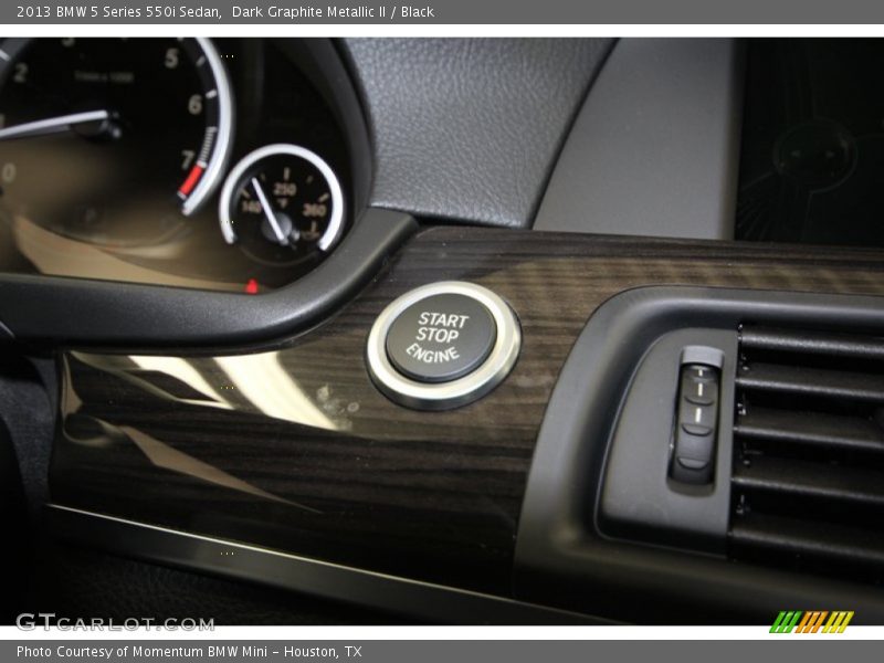 Dark Graphite Metallic II / Black 2013 BMW 5 Series 550i Sedan