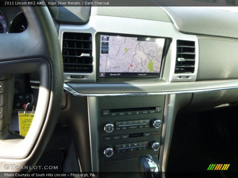 Ingot Silver Metallic / Dark Charcoal 2011 Lincoln MKZ AWD