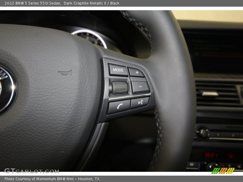 Dark Graphite Metallic II / Black 2013 BMW 5 Series 550i Sedan