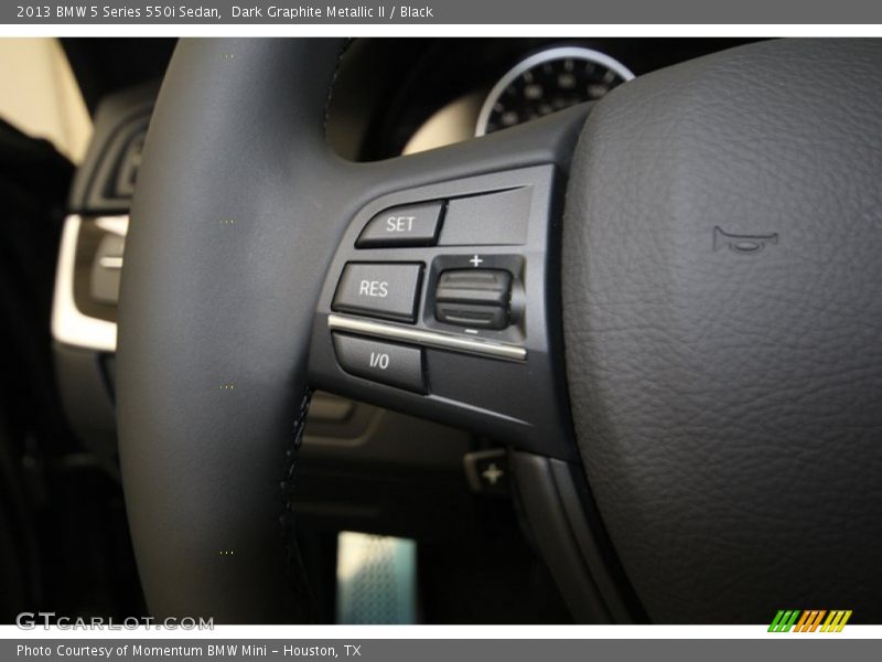 Dark Graphite Metallic II / Black 2013 BMW 5 Series 550i Sedan