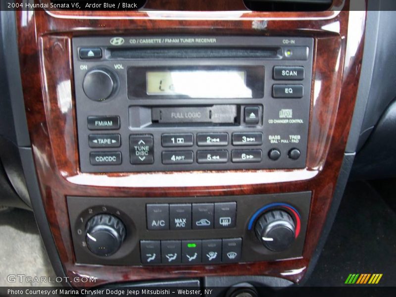 Ardor Blue / Black 2004 Hyundai Sonata V6