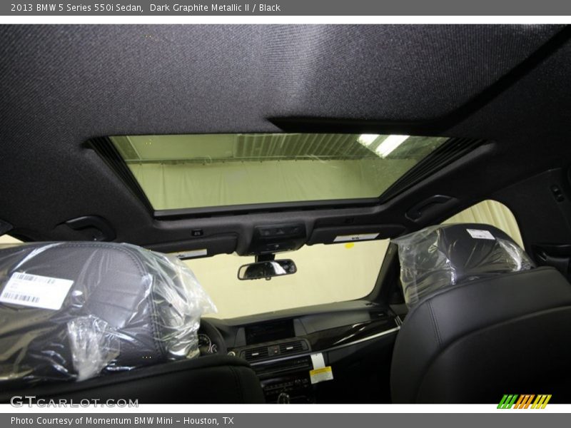 Dark Graphite Metallic II / Black 2013 BMW 5 Series 550i Sedan