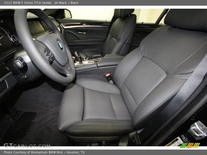 Jet Black / Black 2013 BMW 5 Series 550i Sedan