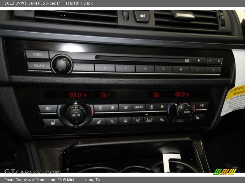 Jet Black / Black 2013 BMW 5 Series 550i Sedan