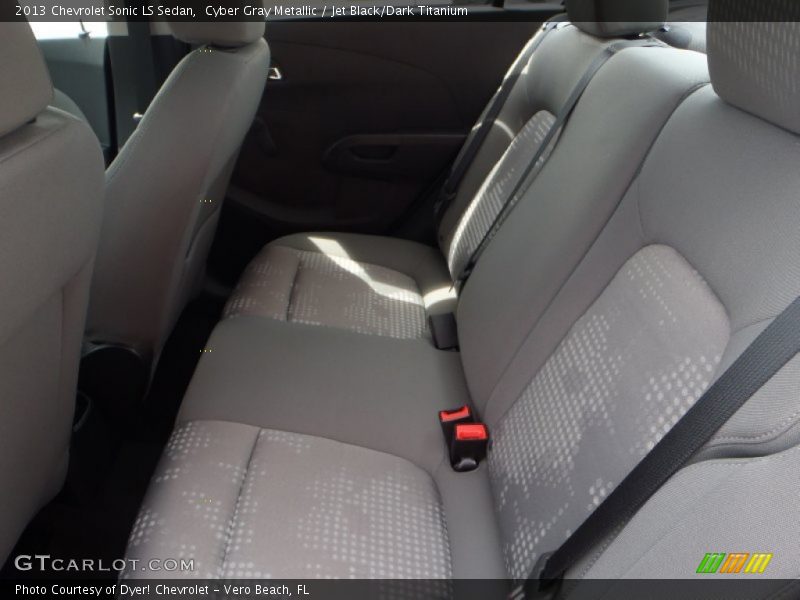 Cyber Gray Metallic / Jet Black/Dark Titanium 2013 Chevrolet Sonic LS Sedan
