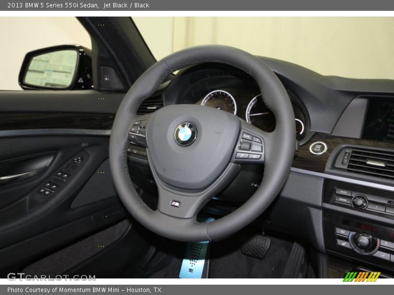 Jet Black / Black 2013 BMW 5 Series 550i Sedan