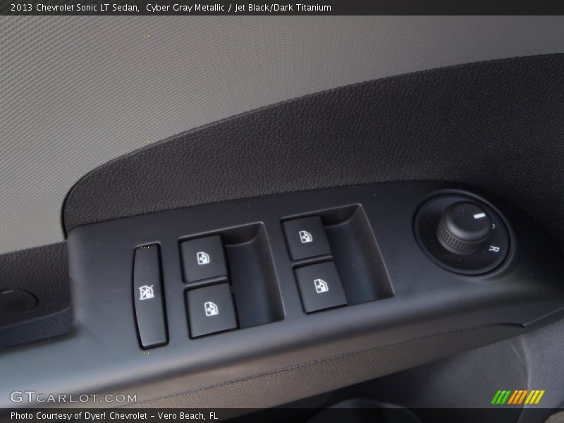 Cyber Gray Metallic / Jet Black/Dark Titanium 2013 Chevrolet Sonic LT Sedan