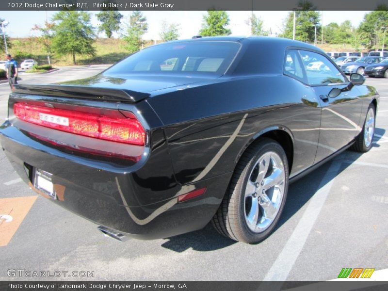 Pitch Black / Dark Slate Gray 2012 Dodge Challenger R/T