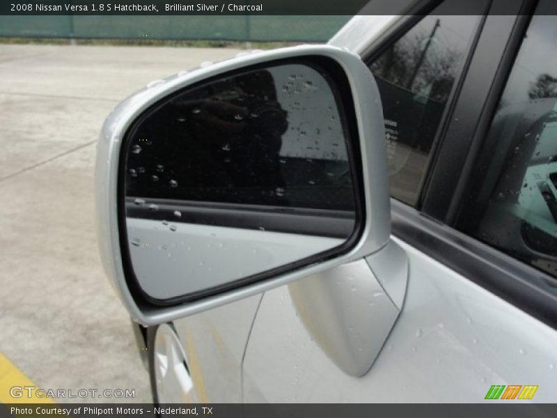 Brilliant Silver / Charcoal 2008 Nissan Versa 1.8 S Hatchback