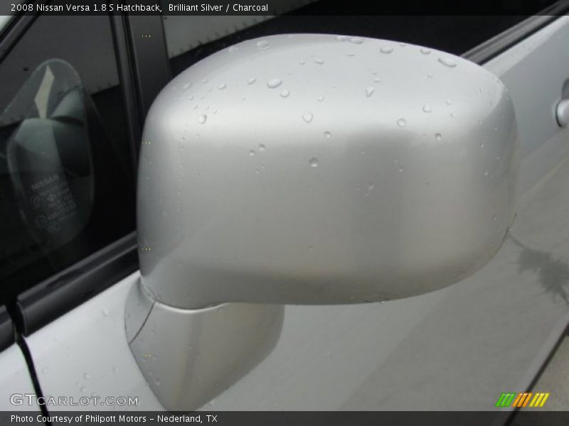 Brilliant Silver / Charcoal 2008 Nissan Versa 1.8 S Hatchback