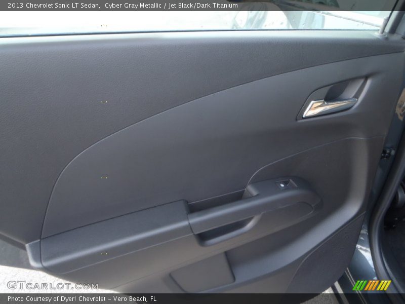 Cyber Gray Metallic / Jet Black/Dark Titanium 2013 Chevrolet Sonic LT Sedan