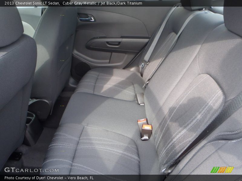 Cyber Gray Metallic / Jet Black/Dark Titanium 2013 Chevrolet Sonic LT Sedan
