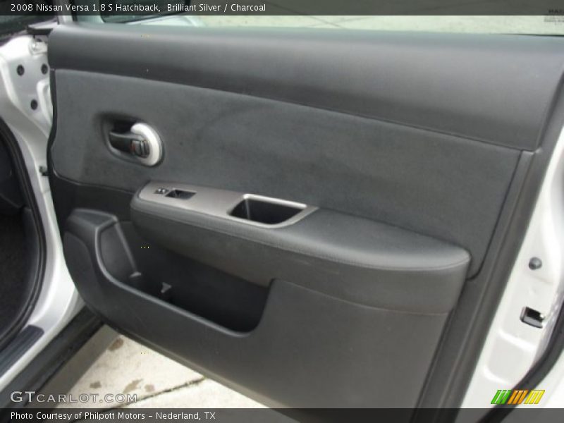 Brilliant Silver / Charcoal 2008 Nissan Versa 1.8 S Hatchback