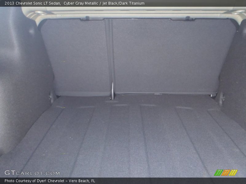 Cyber Gray Metallic / Jet Black/Dark Titanium 2013 Chevrolet Sonic LT Sedan