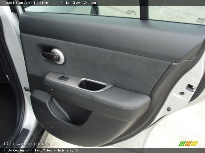 Brilliant Silver / Charcoal 2008 Nissan Versa 1.8 S Hatchback