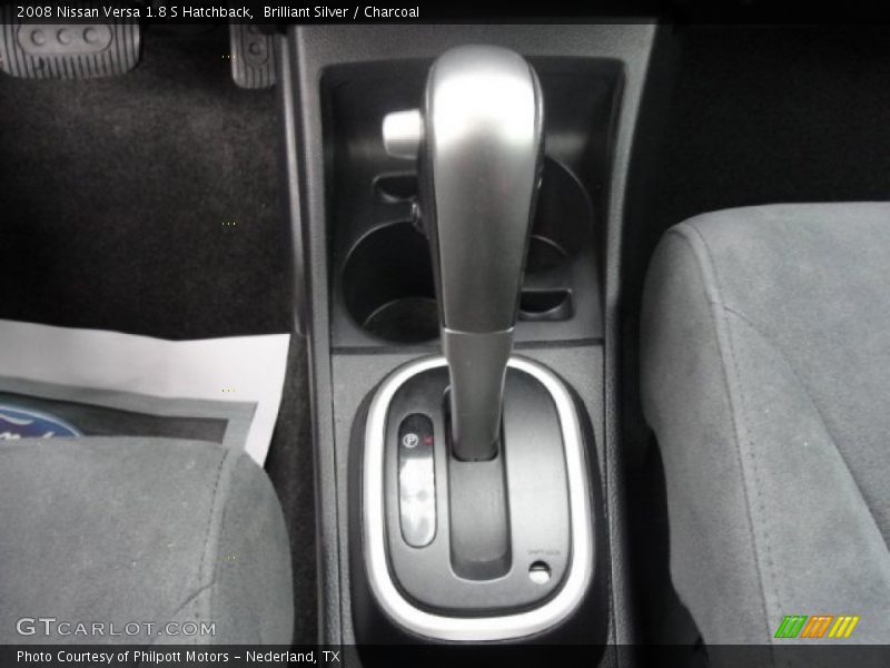 Brilliant Silver / Charcoal 2008 Nissan Versa 1.8 S Hatchback