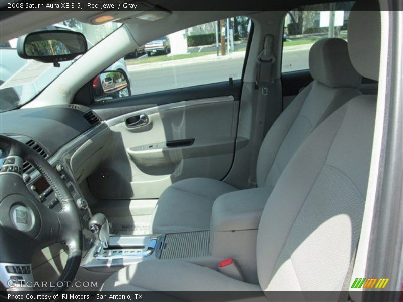 Red Jewel / Gray 2008 Saturn Aura XE 3.5
