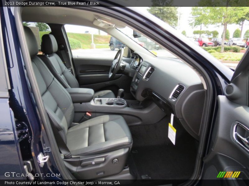 True Blue Pearl / Black 2013 Dodge Durango Crew
