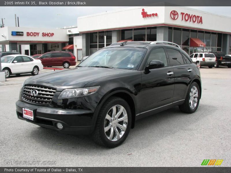 Black Obsidian / Brick/Black 2005 Infiniti FX 35