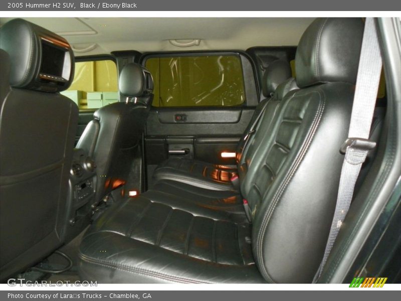 Rear Seat of 2005 H2 SUV