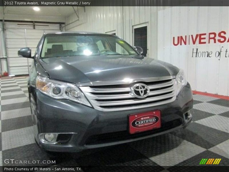 Magnetic Gray Metallic / Ivory 2012 Toyota Avalon