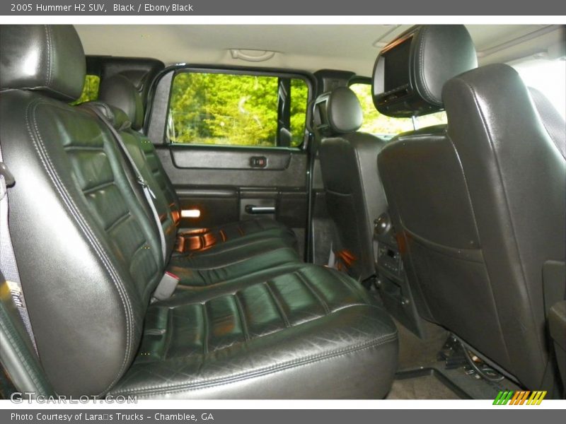 Rear Seat of 2005 H2 SUV