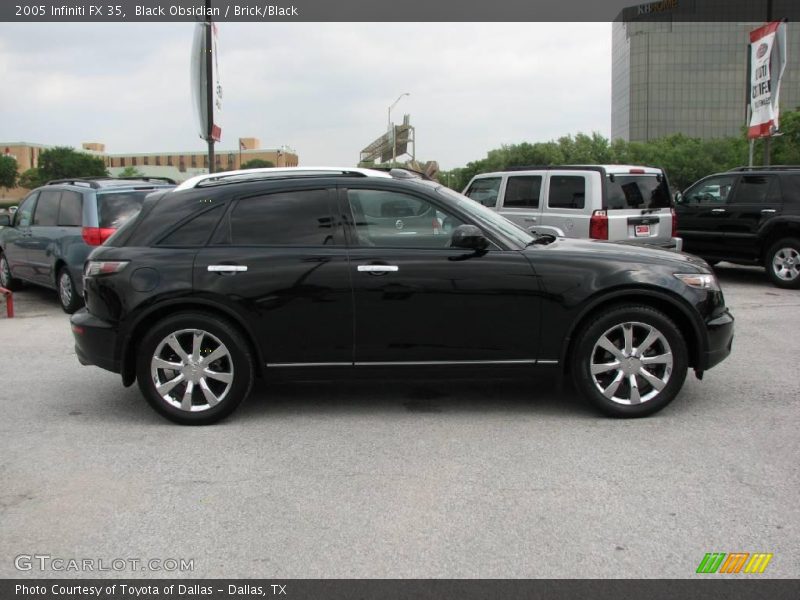 Black Obsidian / Brick/Black 2005 Infiniti FX 35