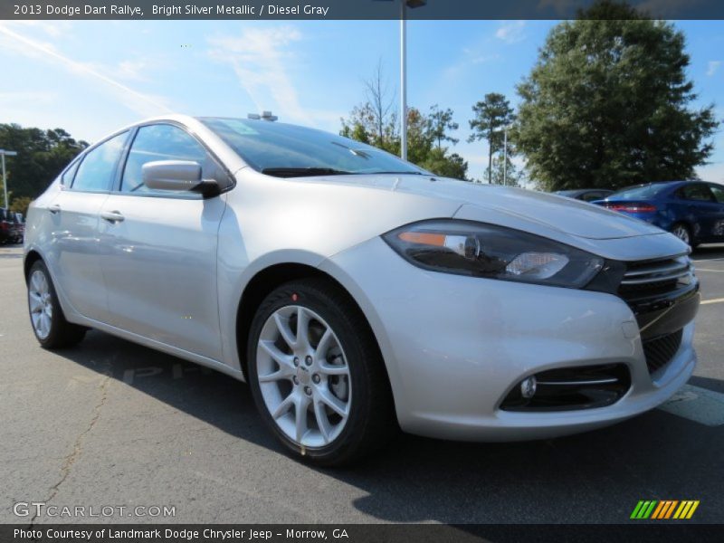 Bright Silver Metallic / Diesel Gray 2013 Dodge Dart Rallye