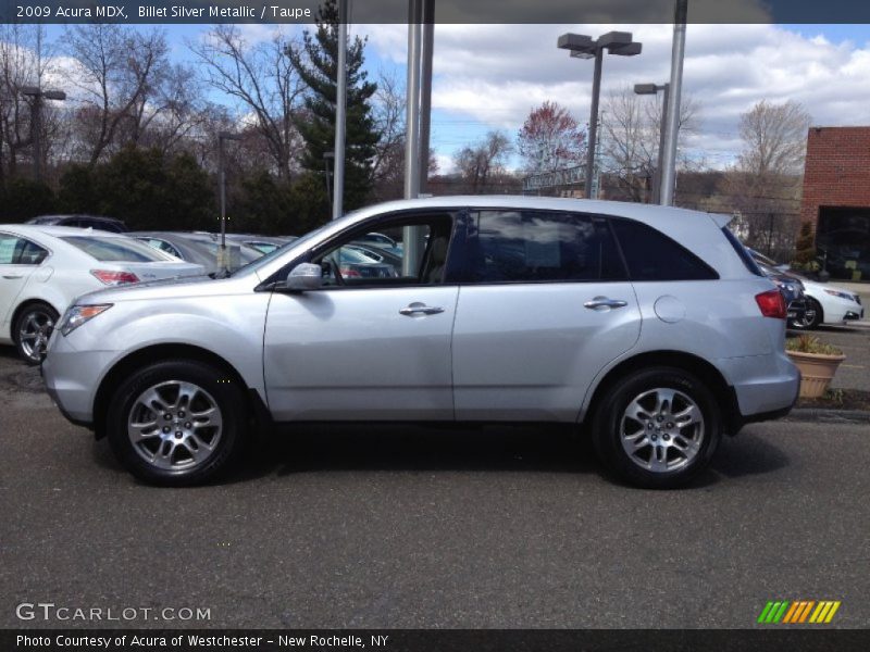 Billet Silver Metallic / Taupe 2009 Acura MDX