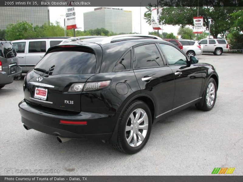 Black Obsidian / Brick/Black 2005 Infiniti FX 35