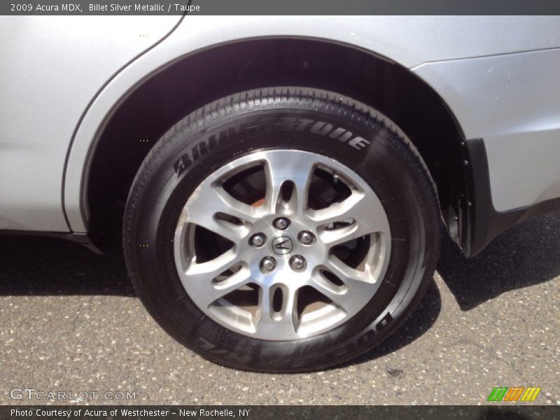 Billet Silver Metallic / Taupe 2009 Acura MDX