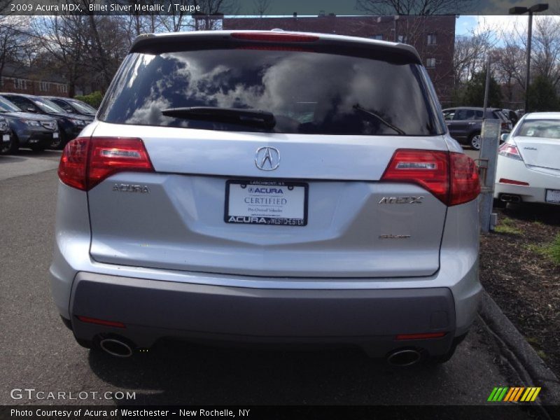 Billet Silver Metallic / Taupe 2009 Acura MDX