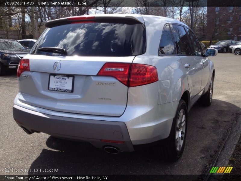 Billet Silver Metallic / Taupe 2009 Acura MDX