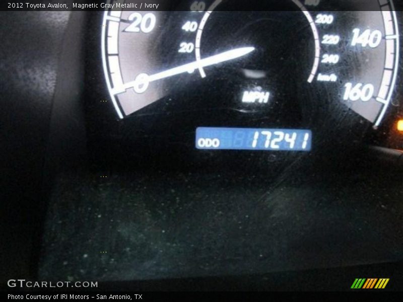Magnetic Gray Metallic / Ivory 2012 Toyota Avalon