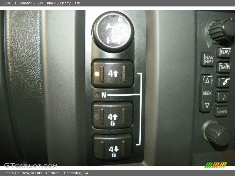 Controls of 2005 H2 SUV