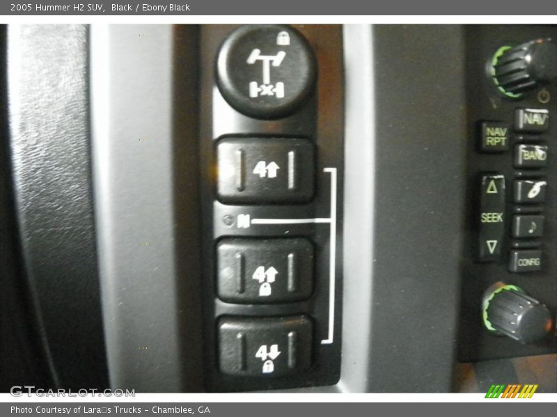 Controls of 2005 H2 SUV