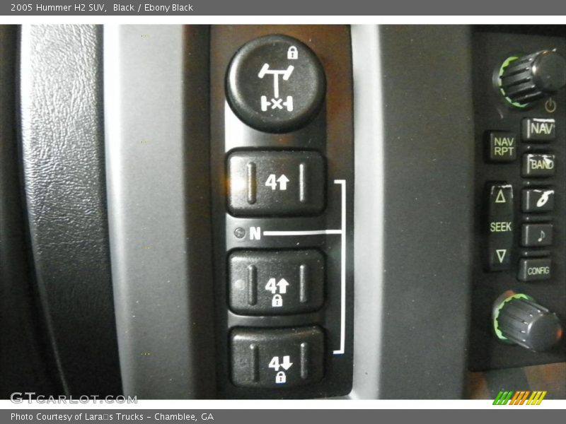 Controls of 2005 H2 SUV