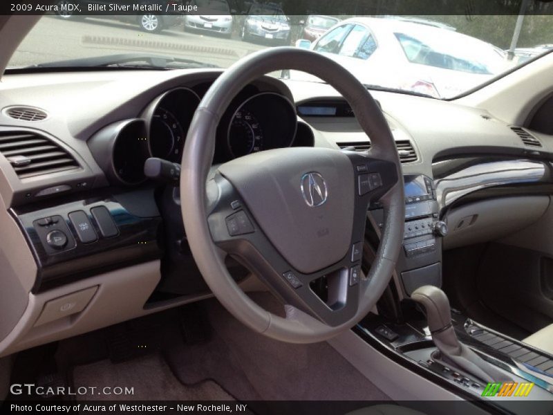 Billet Silver Metallic / Taupe 2009 Acura MDX