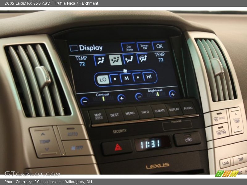 Truffle Mica / Parchment 2009 Lexus RX 350 AWD