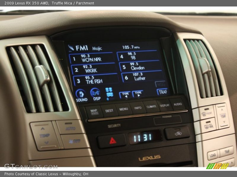 Truffle Mica / Parchment 2009 Lexus RX 350 AWD