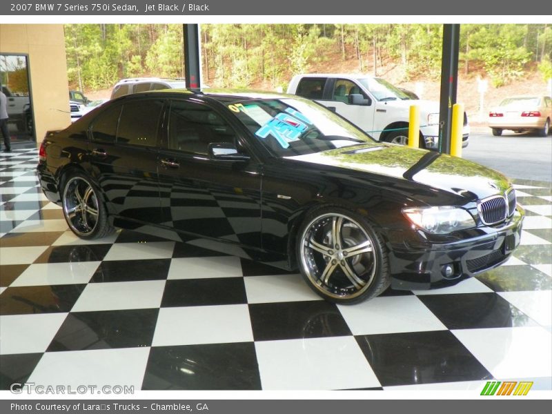 Jet Black / Black 2007 BMW 7 Series 750i Sedan