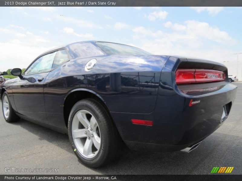 Jazz Blue Pearl / Dark Slate Gray 2013 Dodge Challenger SXT