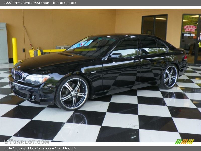 Jet Black / Black 2007 BMW 7 Series 750i Sedan