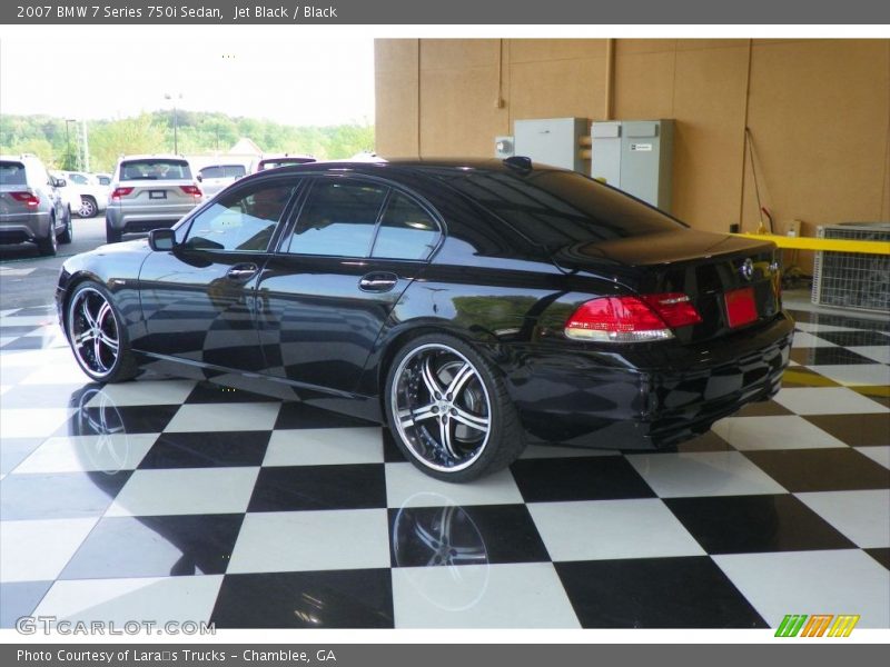 Jet Black / Black 2007 BMW 7 Series 750i Sedan
